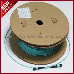 100G 24F Array Fiber Optic MPO OM3 Trunk Patch Cable