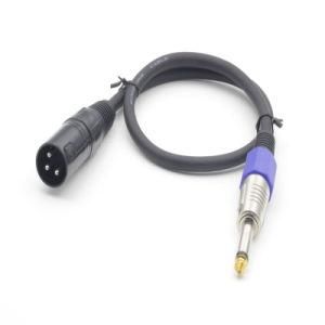 Male XLR to Ts Male Patch Cable for Microphone