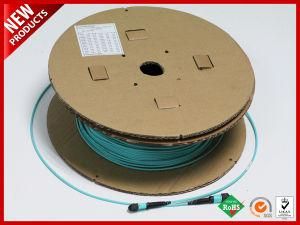 100Gbps 24F MTP Mating Fiber Parallel Optics Multimode OM3 Trunk Polarity B Cable