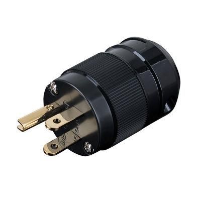 Grade Us AC Power Plug Connector Copper