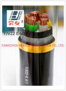 XLPE/PVC/PE Yjv22 Low Voltage Power Cable