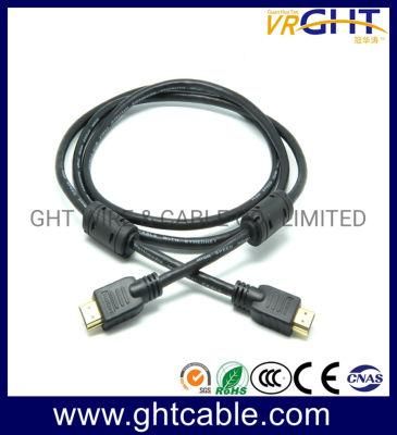 Copper 1m High Speed HDMI Cable with Ring Cores 1.4V