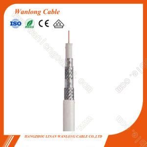 75ohms CATV Quad Shield RG6 (CE, RoHS, CPR) Coaxial Cable