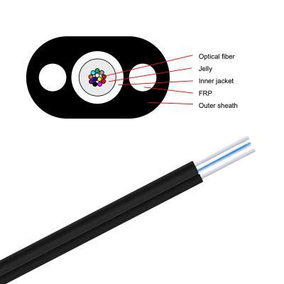 Indoor Self-Supporting 2 Core Butterfly Drop Cable