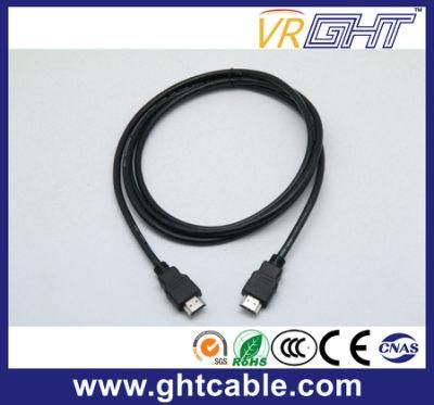 Black HDMI Cable with Ring Cores 14+1/19+1 Manufacturing Price