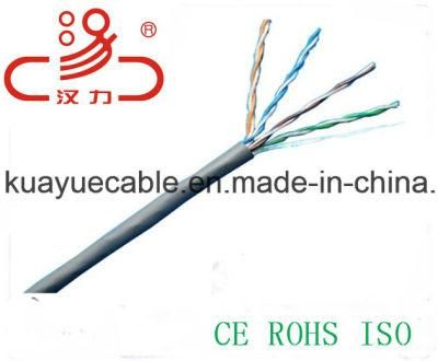 Communication Cable 24AWG Pass Fluke Test 305m UTP Cat5e LAN Cable