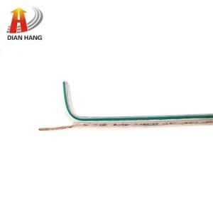 Hot Sale Flexible Clear Transparent Speaker Twin Cable PVC Electrical Copper Thinned Wire Electronic Copper Control Wire