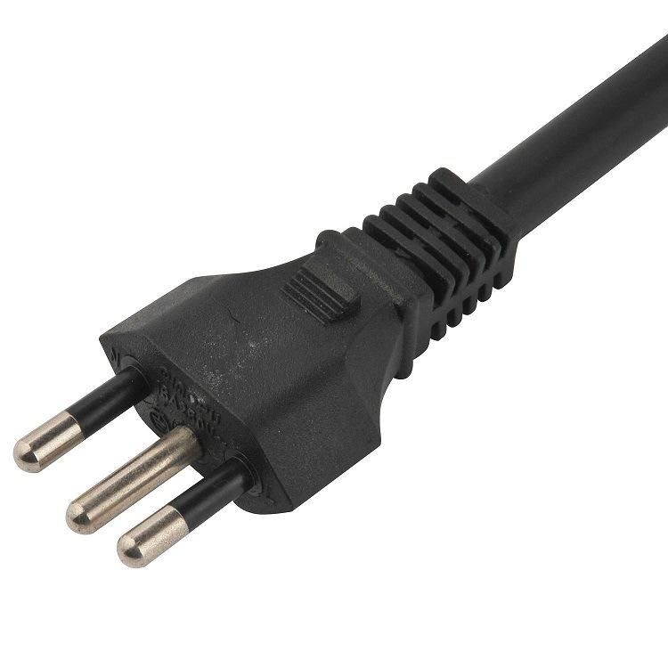 UL Approved Brazil 3 Pins AC Power Cord