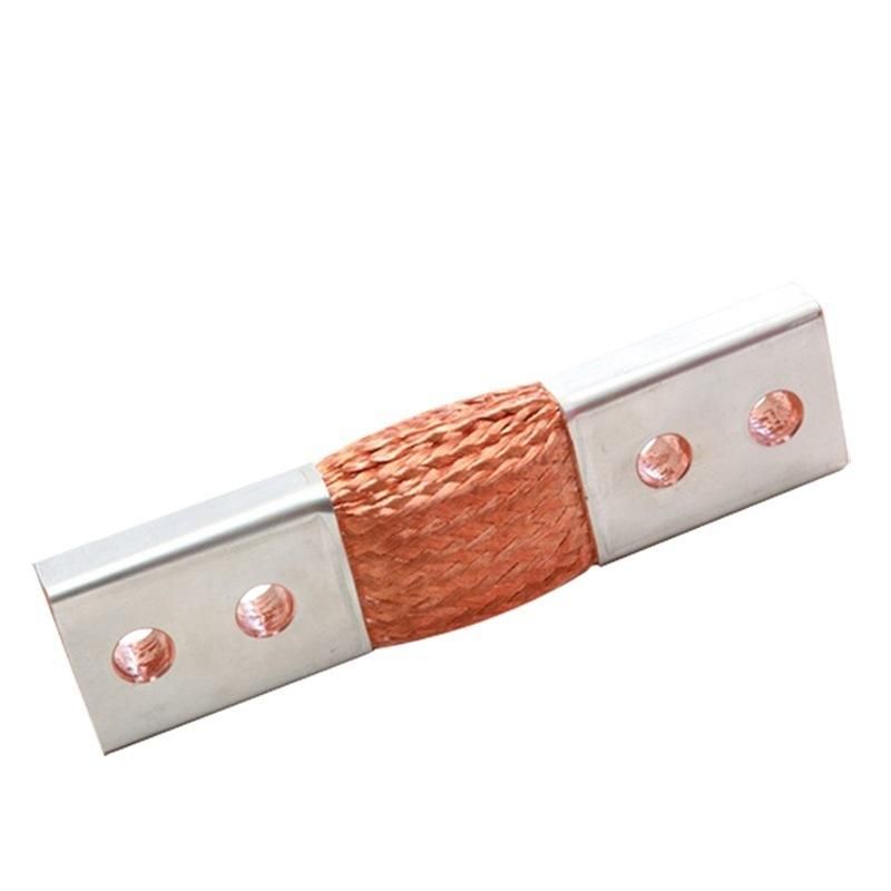 Hot Sale China Flexible Electrical Bare Braid Copper Shunt Earth Bonding Straps for Solar Panel