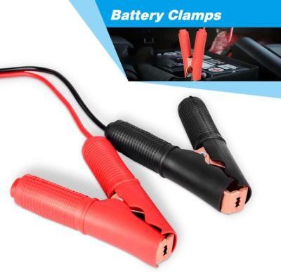 Car Cigarette Lighter Head Black and Red Line Power Line to Crocodile Clip Battery to Take Electrical Appliances Car Electric Power Line