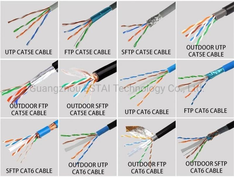 Cable Cat 5e Quality Cable Bare Copper Cat 5e Cable Outdoor UTP FTP UTP Cat5e Cable