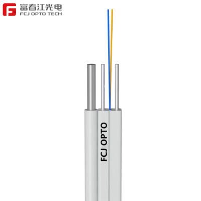 Hot Sale GJYXFCH 1core 2core 4core Single Mode Outdoor/Indoor Steel Wire FTTH Fiber Optic/Optical Drop Cable
