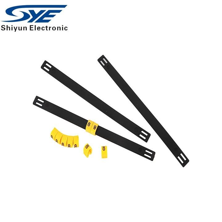 Black Nylon Cable Marker Strips Wire Strips