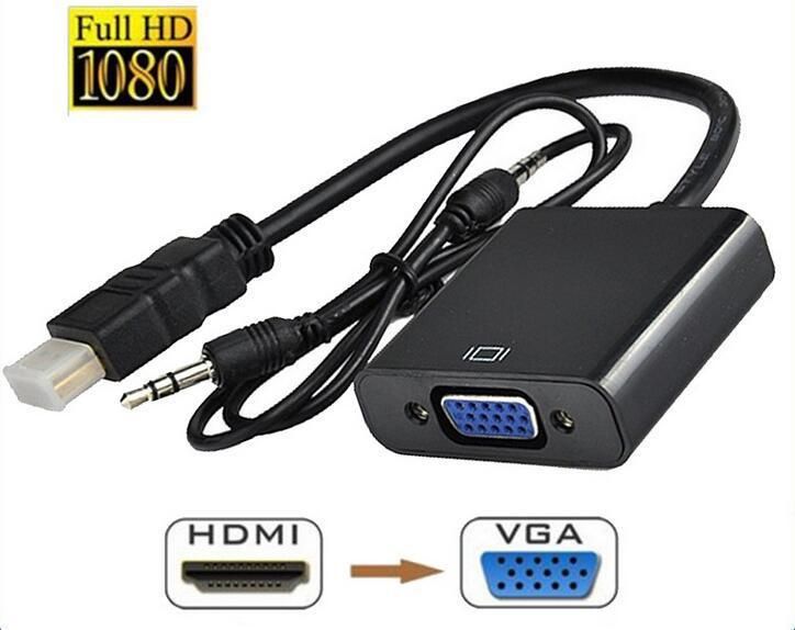HDMI to VGA Converter Cable (with audio)