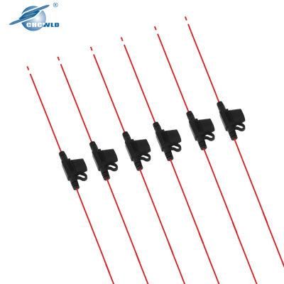 Automotive Waterproof Wire Fuse Holder with Red Wire