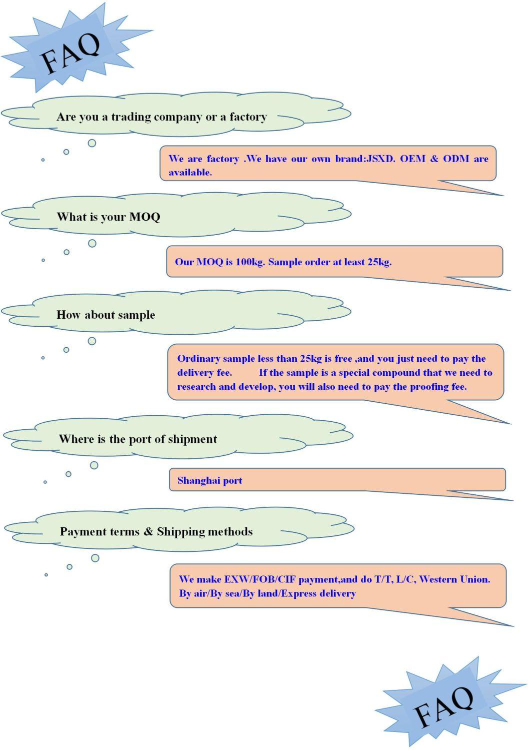 CPR Standard Lsfh Ohls Sheath Material for Optical Fiber Cable