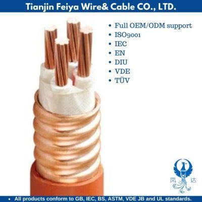 Dw-Yttwy Fire Resistant Corrugated Copper Sheath Electrical Wire Fire Rated Power Cable for Fire Alarm System