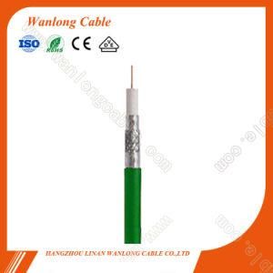75 Ohm RG6-Trish Cable for CCTV (CE, RoHS, CPR) Communication Coaxial Cable