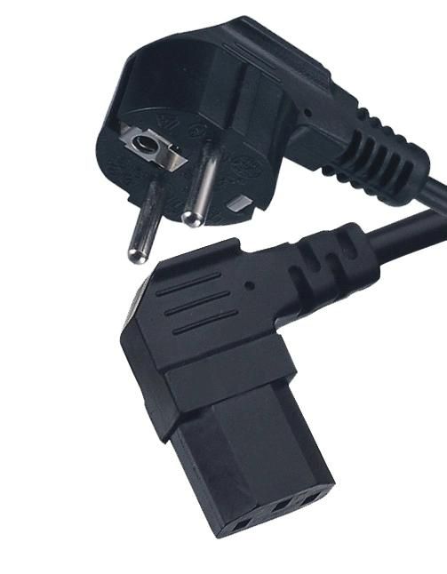 European 3pins VDE Approved Schuko Plug with C 13 Connector