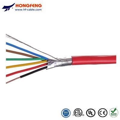 Unshield/Shield Copper Wire 2 Core Copper 20-12AWG Red Fire Alarm Cable