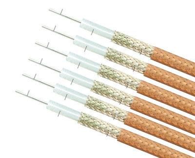 Communication Wire Silver Plated Conductor Shield Coaxial Cable Rg179 Dw06