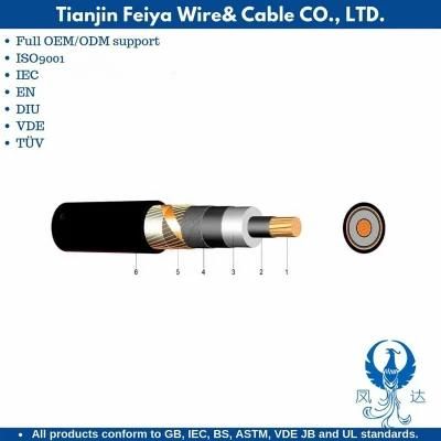 Low Medium Voltage ACSR Conductor XLPE Insulated Jacket Overhead Aluminum Electrical / Electric Wire Cable