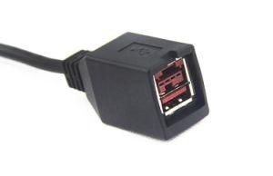 Custom 24V Powered USB Male to Female+Hdb 44p Printer Power Cable