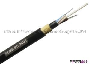 ADSS All-Dielectric Self-Supporting Optical Fiber Cable, Nonmetal with Aramid
