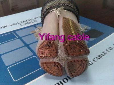 Cu/PVC/Sta /PVC Power Cable 4*50mm2
