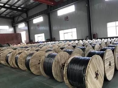 600 / 1000 V Aluminum Cable Wire Amka Aerial Cable 3 X 16 + 25mm