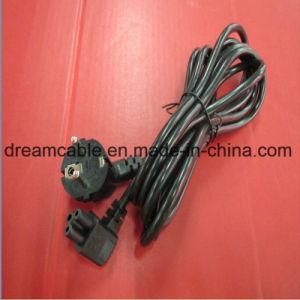 1.8m Black VDE Kema Cee7 Electric Skillet Power Cord
