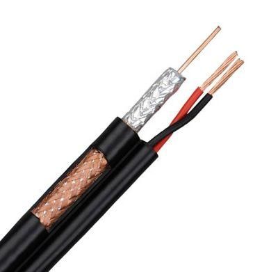 High Speed Coaxial Manufacturer RG59 Coaxial Cable CCTV Thin Siamese Cable 2C RG59+Power Cable