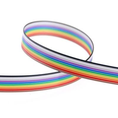 UL Standard Halogen Free Cross Linked Rainbow Flat Wire UL10368