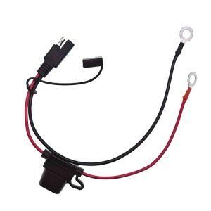 12V Ring Terminal SAE to O Ring Connectors Extension Cord Cable Connector for Battery Charger