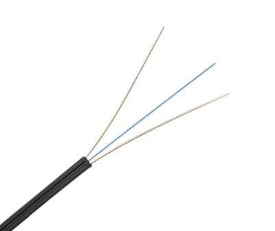 Gjxh Single-Mode Anatel Gjxh Aerial G657A FRP/Kfrp/Steel Wire FTTH Drop Wire Fiber Optical Cable