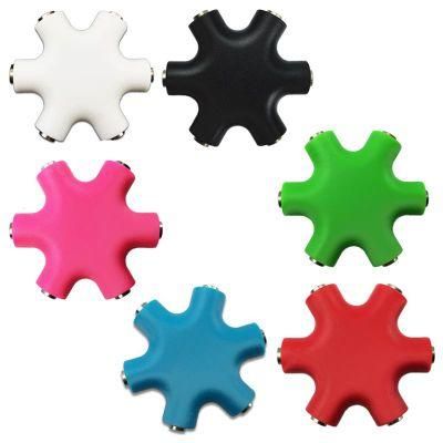 3.5 mm Audio Splitter 3.5 mm 5-Way Multi Headphone Splitter