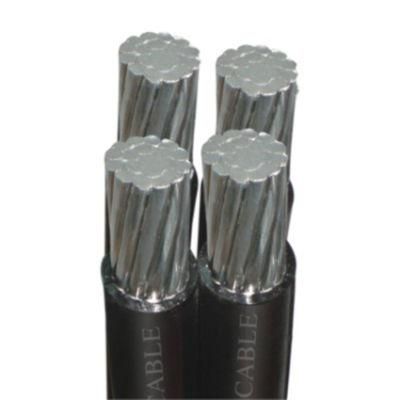 Four Cores 4*240mm2 Aluminum Conductor PE or XLPE Insulated ABC Overhead Cable