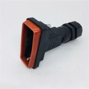 IP67 9pin D-SUB Plug Plastic Water Proof Connector Hood