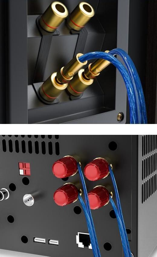Pure Copper Stereo Audio Speaker Wire Made in China Pure Copper with Polarity Marking for HiFi Speakers and Surround Sound Systems