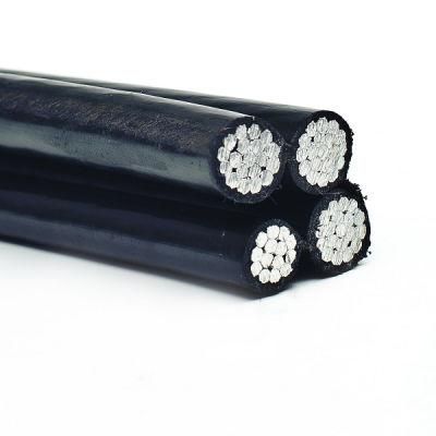 Quadruplex PVC Drop Urd Power XLPE Electric Aluminum ABC Cable