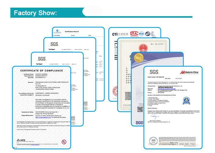 Industrial Medical Automotive Home Appliance Copper Wire Harness Custom Cable Assembly Connector Manufacturer