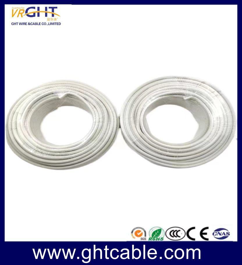 Kvv Cable/Power Cable with TPE and PVC [ (1.5mmx3C) X1c]X1 Od8.2mm (White)