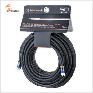 Factory Cheap Coax Cable / Coaxial Cable RG6 with Power Wire