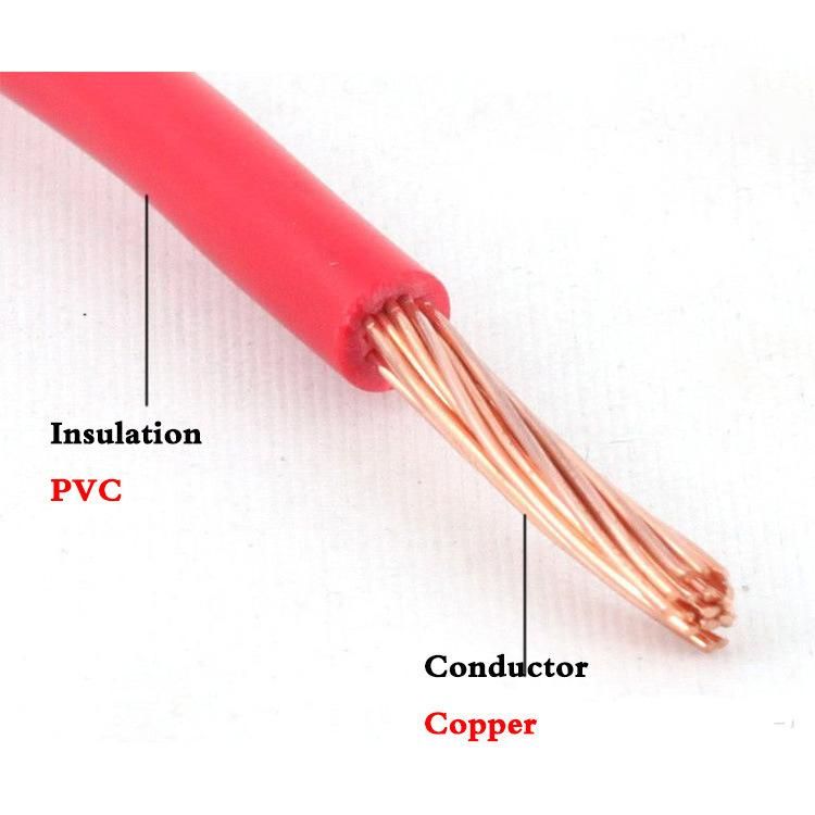 Flat Copper Core Conductor PVC Jacket 1.5mm2 4mm2 Twin + Earthing Cable
