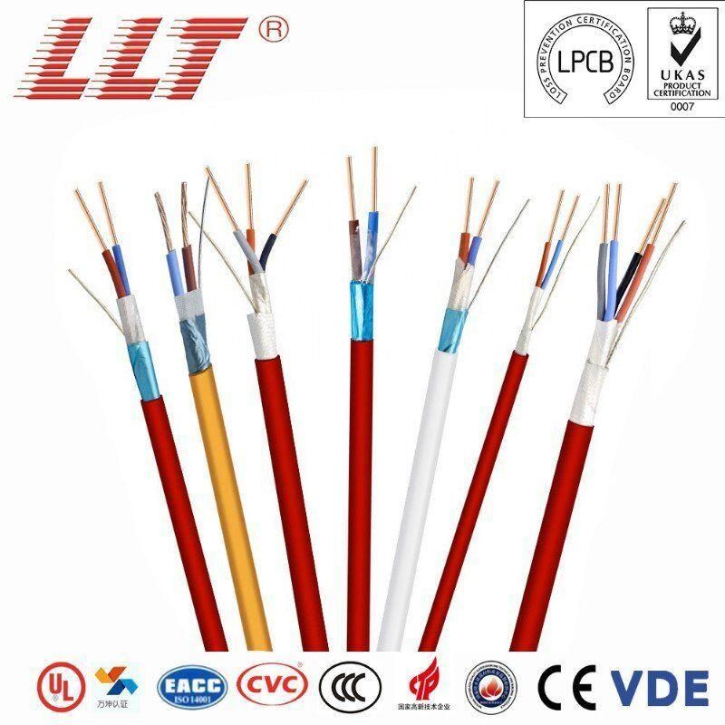 Red 3 Core Cable 1mm 1.5mm 2.5mm Flexible Electrical Wire Cable Fire Proof Alarm Rated Cable