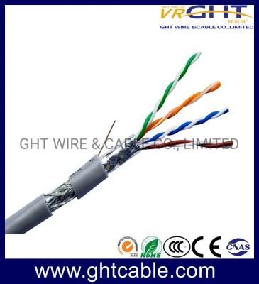 RoHS Indoor SFTP Cat5e CCA Data Cable LAN Cable 24AWG