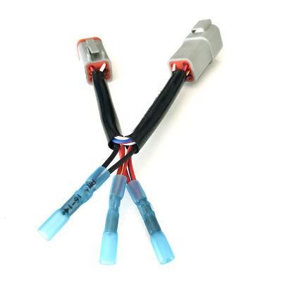 Motorcycle Parts Dt 6pin Connector Wire Harness