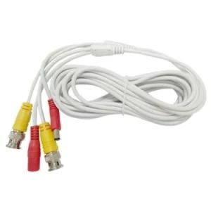 5m White BNC Security Camera Video Cable for All HD CCTV DVR Surveillance System