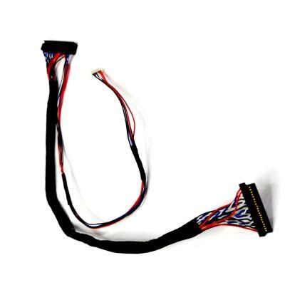 Custom 20 Circuits Lvds Cable Assembly Wire Harness