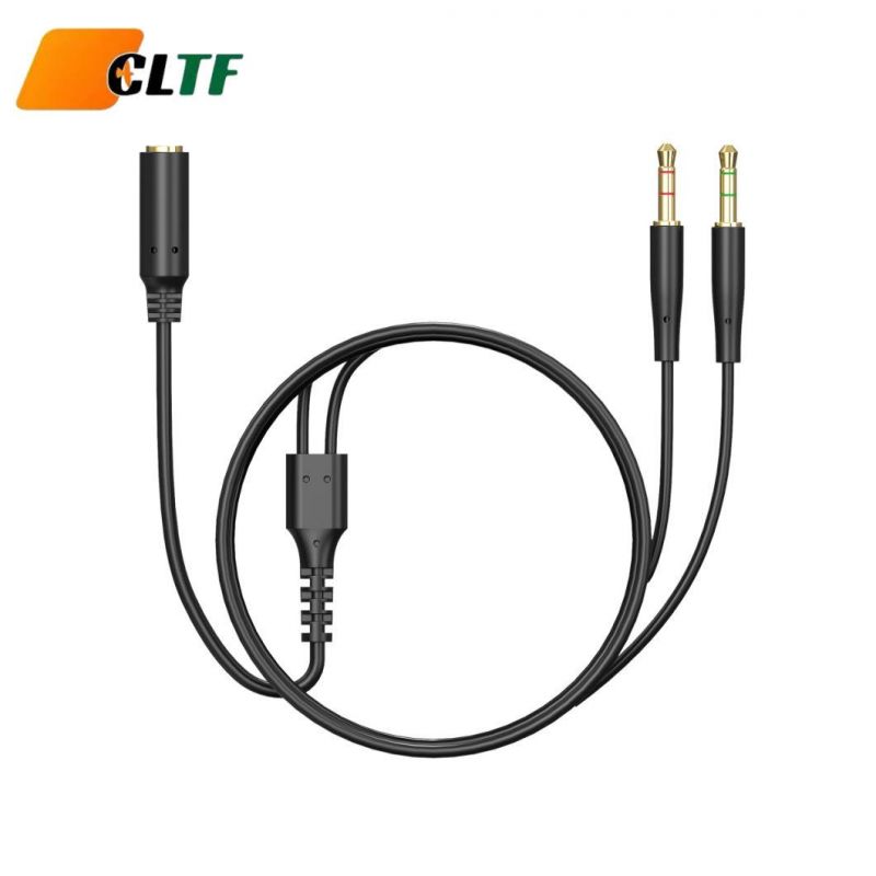 Headset Splitter Cable, Audio Cable Separate Microphone,